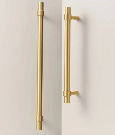 Poignée de Meuble Or Brossé au Design Ultra Plat