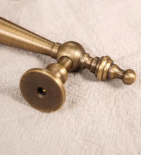 Poignée de Meuble Antique Bronze Brossé, Laiton Massif, Barre, Bouton ou Tirette, vue 3