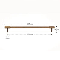 Poignée de Meuble Laiton Style Antique Moleté, Barre ou Bouton, vue 3