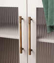 Poignée de Meuble Laiton Style Antique Moleté, Barre ou Bouton