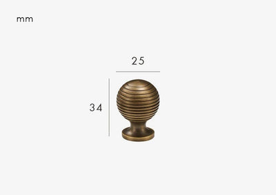 Univers des Poignées Poignée de Meuble Effet Bronze Antique