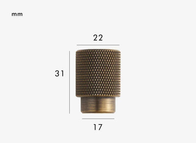Poignée de Meuble en Laiton Massif Luxueux au Design Élégant