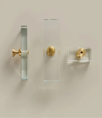Poignée de Meuble Transparente Design Moderne pour Tiroirs et Placards, vue 2