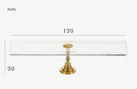 Poignée de Meuble Transparente Design Moderne pour Tiroirs et Placards, vue 5
