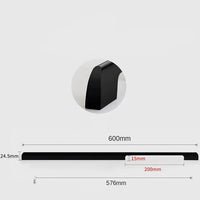 Poignée de Meuble Longue Rectangulaire Noire en Laiton, 500 à 1000 mm, vue 4