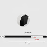 Poignée de Meuble Longue Rectangulaire Noire en Laiton, 500 à 1000 mm, vue 6