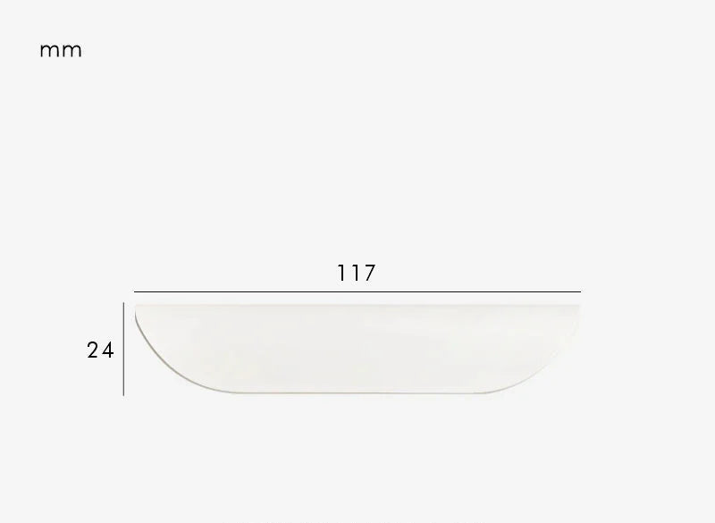 Poignée de Meuble en Laiton Blanc Pour Cuisine et Bain
