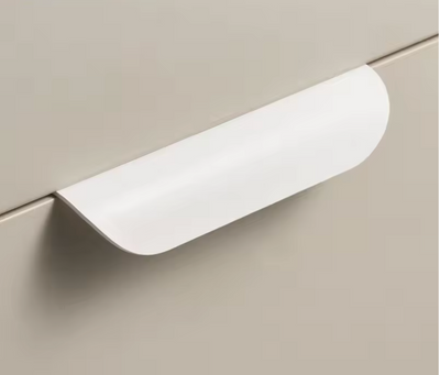 Poignée de Meuble en Laiton Blanc Pour Cuisine et Bain