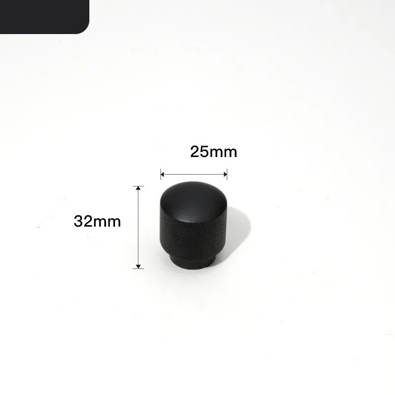 Univers des Poignées Poignée de Meuble Ultra-Fine en Aluminium Noir