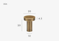 Poignée de Meuble Ultra Plate en Laiton, Bronze Brossé, vue 4
