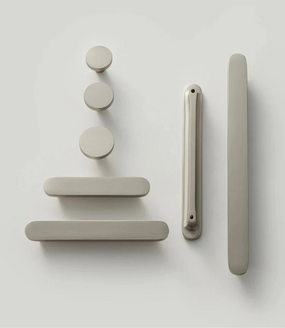 Poignée de Meuble Ultra Plate Argentée