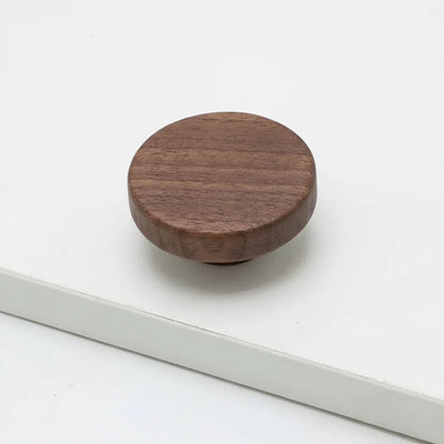 Poignée de Meuble Ultra Plate en Bois Couleur Noyer