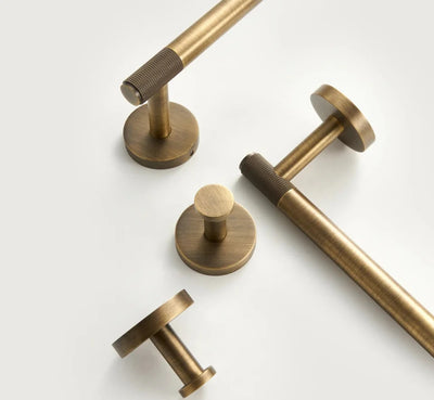Univers des Poignées Porte-Serviette en Laiton Bronze Brossé