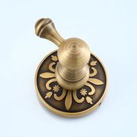 Patère Salle de Bain Murale Vintage en Bronze Vieilli, Platine Ronde de 6,5 cm, vue 5