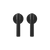 Poignée de porte noire rainurée en laiton massif – Design vertical minimaliste – Lot de 2 poignées