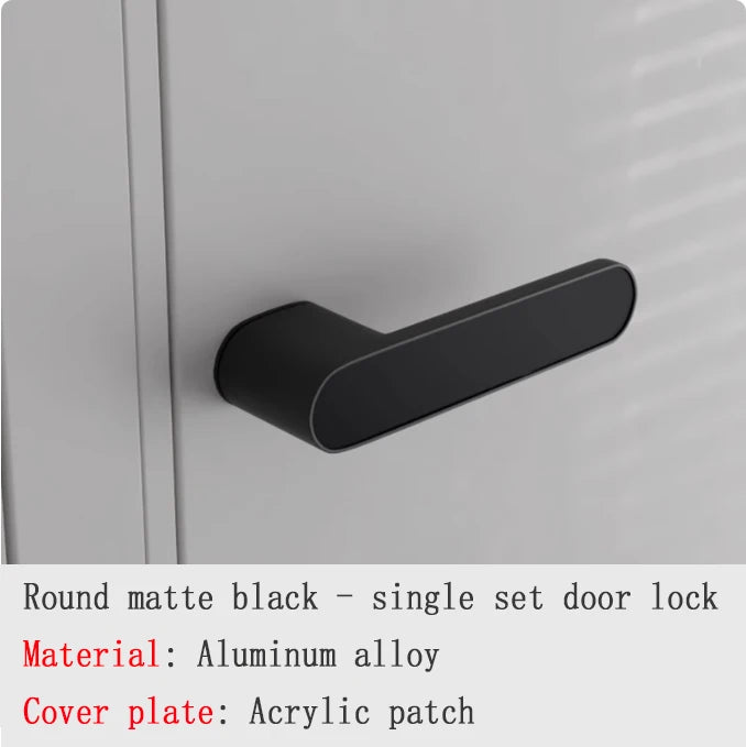 Poignée de Porte Magnétique Silencieuse en Aluminium, Ronde ou Carrée, vue 11