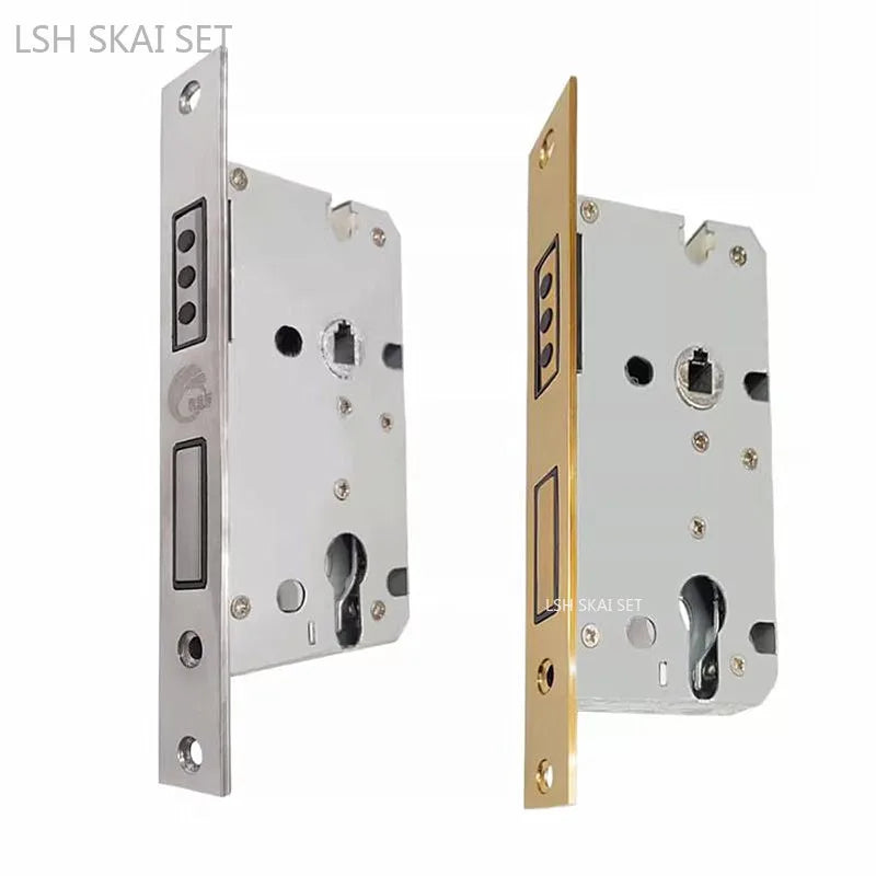Serrure Encastrable Magnétique Silencieuse, Axe 45 à 60 mm, Entraxe 50 à 72 mm, vue 4