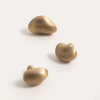 Bouton de Meuble Galet en Laiton Massif, Finition Bronze Rétro, 3 Formes, vue 3