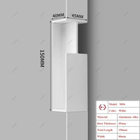 Poignée Cuvette Rectangulaire pour Porte Coulissante, Aluminium, 3 Longueurs, vue 19
