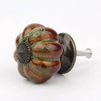 Bouton de Meuble en Céramique Forme Citrouille, Effet Léopard, 40 mm, vue 7