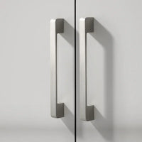 Poignée de Cuisine Dorée ou Nickel Brossé en Zinc, Entraxe 96 à 320 mm, vue 2