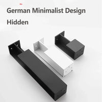 Poignée Cuvette Rectangulaire pour Porte Coulissante, Aluminium, 3 Longueurs, vue 5