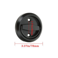 Poignée Cuvette Ronde Encastrée en Inox pour Porte Coulissante, 7 Couleurs, vue 6