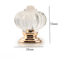 Bouton de Meuble en Cristal Côtelé Forme Citrouille, 28 ou 35 mm, vue 11