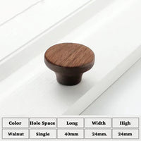 Poignée de Meuble Profilée en Bois, Noyer ou Clair, 64 à 224 mm, vue 22