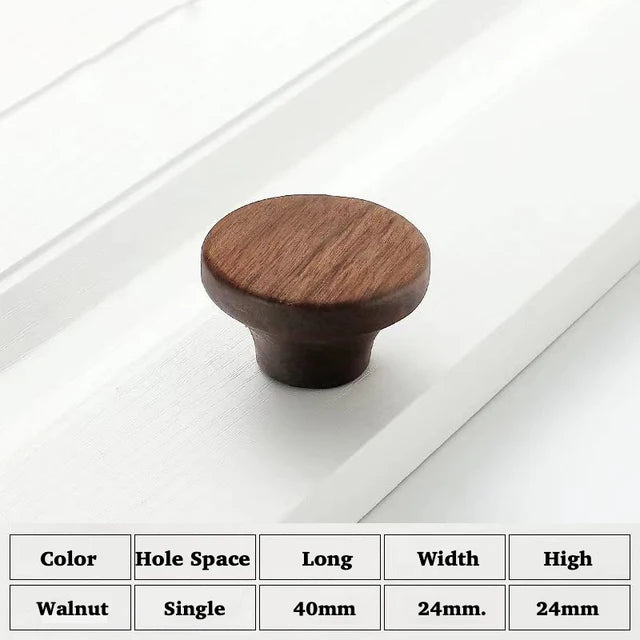 Poignée de Meuble Profilée en Bois, Noyer ou Clair, 64 à 224 mm, vue 22