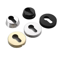 Rosace de Porte en Inox pour Cylindre, Ronde ou Ovale, 11 Modèles, vue 3