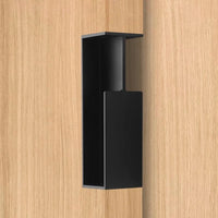 Poignée Cuvette Rectangulaire pour Porte Coulissante, Aluminium, 3 Longueurs, vue 2