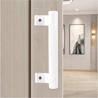 Poignée de Tirage 200 mm pour Porte Coulissante Vitrée, Aluminium Noir ou Blanc, vue 6