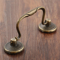 Poignée de Meuble à Anse Vintage Bronze Antique, Entraxe 82 mm, vue 4