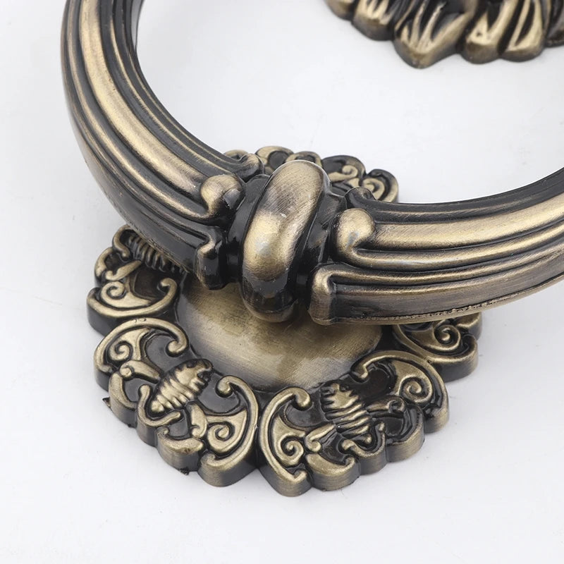 Heurtoir de Porte Lion Grand Modèle en Zamak Bronze Antique, 20 cm, vue 4