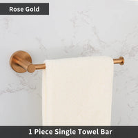 Porte-serviettes mural en inox 304, barre simple de 25,5 cm, 5 finitions, vue 10