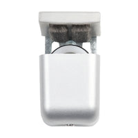 Guide de Porte Coulissante Argenté à Brosse, 75 ou 100 mm, vue 3