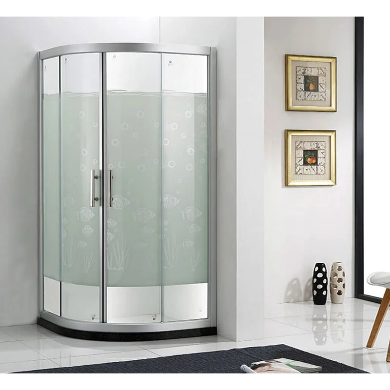 Poignée de Porte de Douche en Inox Chromé Poli, 7 Entraxes de 145 à 550 mm, vue 4