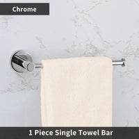 Porte-serviettes mural en inox 304, barre simple de 25,5 cm, 5 finitions, vue 11