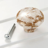Bouton de Meuble Antique en Céramique Marbrée, 32 ou 37 mm, vue 3