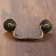 Poignée de Meuble à Anse Vintage Bronze Antique, Entraxe 82 mm