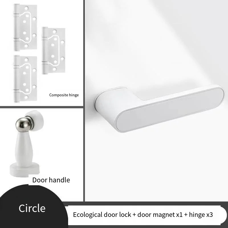 Poignée de Porte Magnétique à Clé, Béquille Carrée ou Ronde, 3 Coloris, vue 13