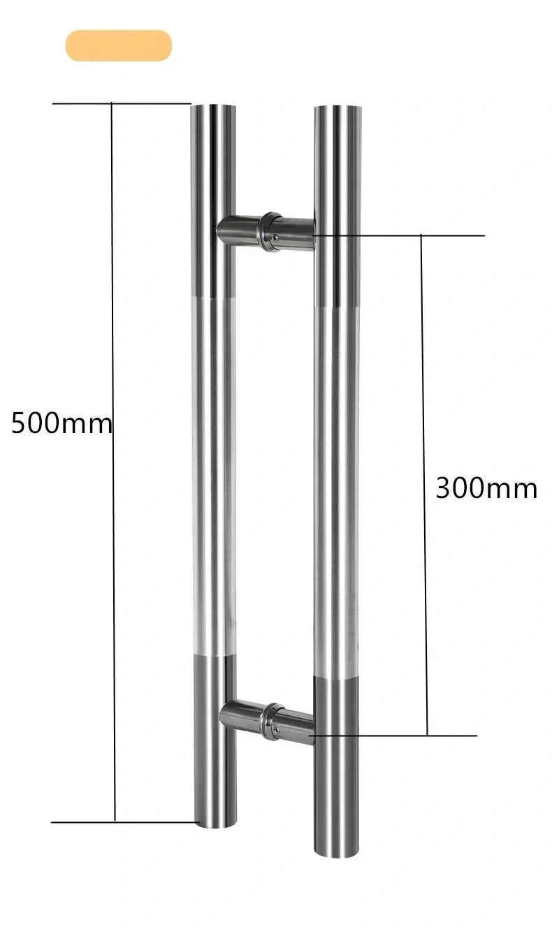 Poignée de Tirage en H en Inox pour Porte Vitrée, 280, 300 ou 500 mm, vue 9
