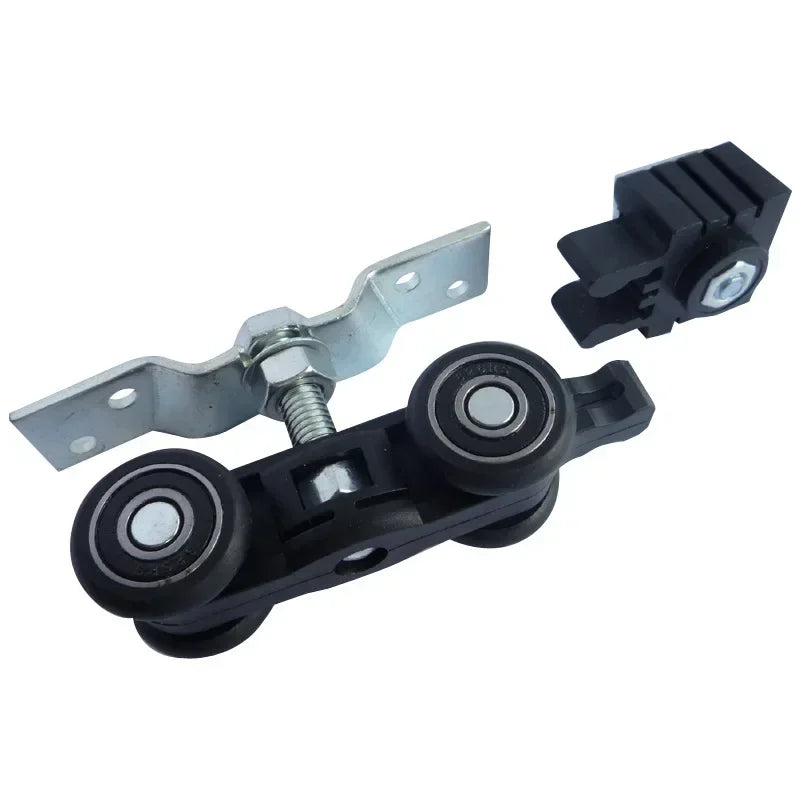 Chariots à Galets Nylon pour Porte Coulissante en Bois Massif, 80 kg
