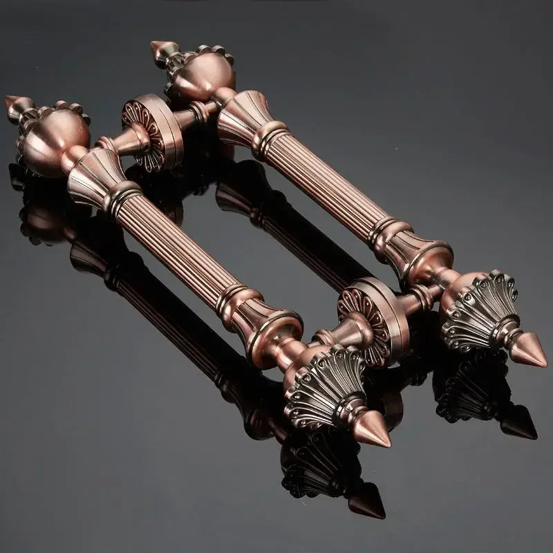 Poignée de Tirage Ornée en Zamak Bronze, 27 à 54 cm, vue 2