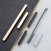 Poignée de Cuisine Plate en Aluminium Brossé, Entraxe 96 à 320 mm, vue 4