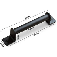 Poignée de Tirage Noire en Acier pour Porte Coulissante, 196 à 416 mm, vue 8