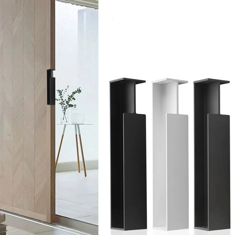 Poignée Cuvette Encastrée pour Porte Coulissante, Aluminium Noir, Blanc, Gris ou Doré, vue 24