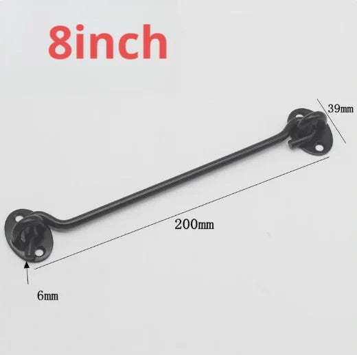 Bloque-Porte à Crochet en Inox, Noir ou Argent, 75 à 300 mm, vue 15