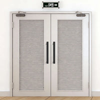 Poignée de Porte de Garage Aluminium sur Platine, Noire ou Blanche, 224 à 384 mm, vue 5